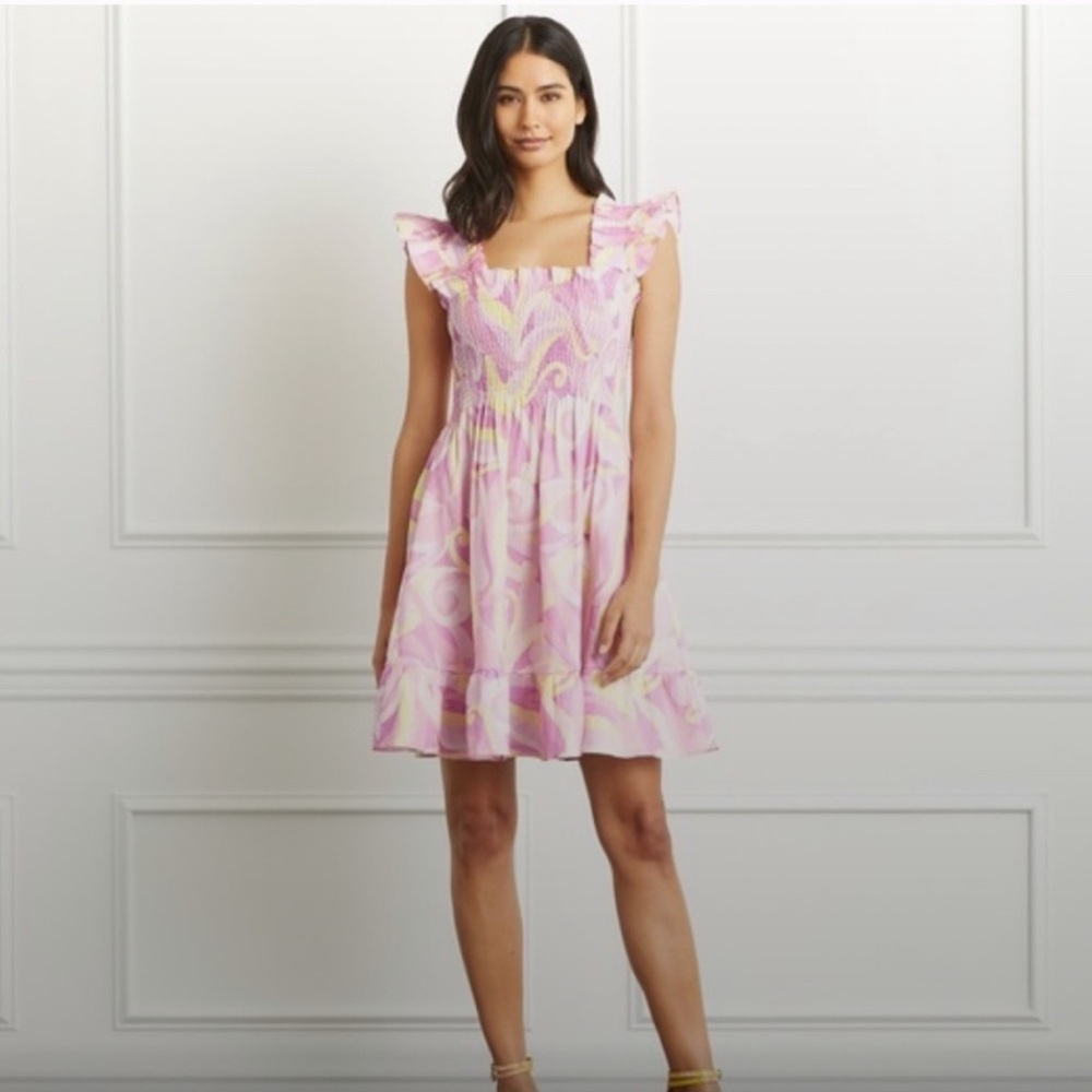 Hill House Elizabeth Nap Dress in Candy Kaleidoscope print